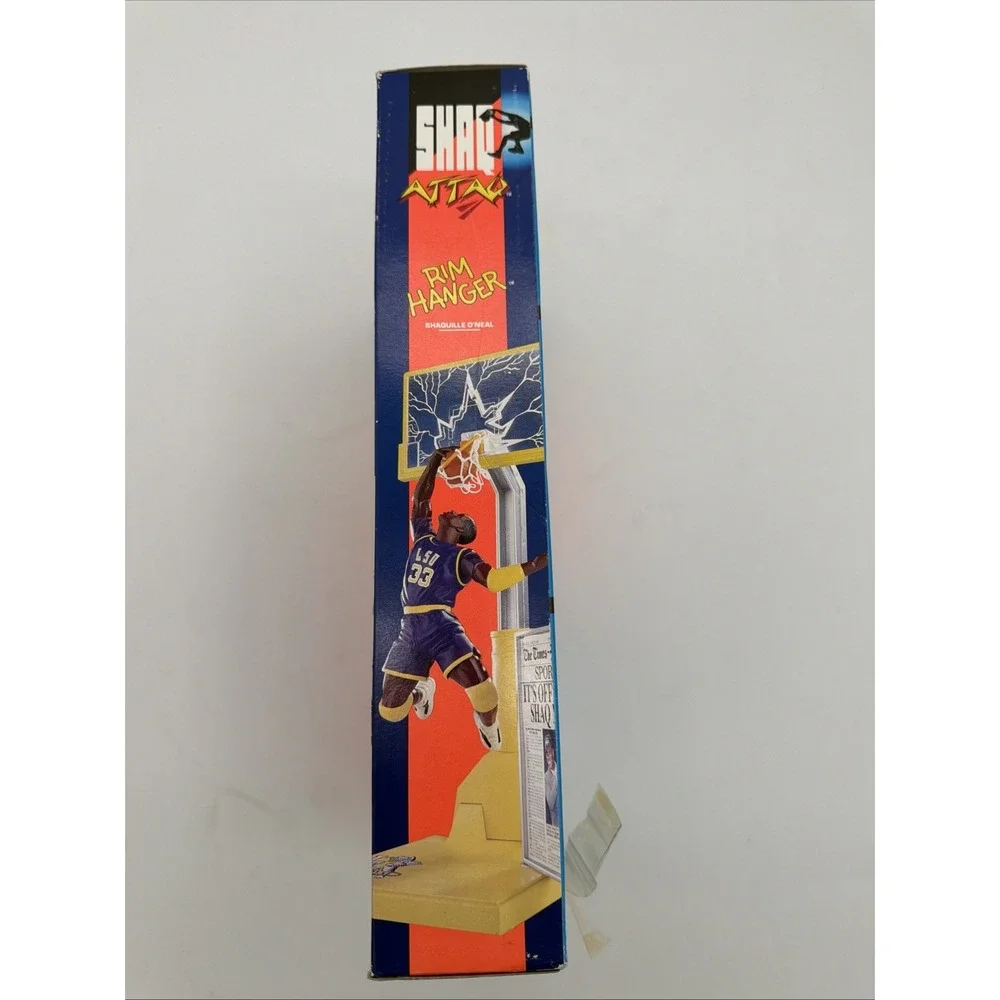 1993 Kenner Shaquille O'Neal Shaq Attaq Rim Hanger Action Figure